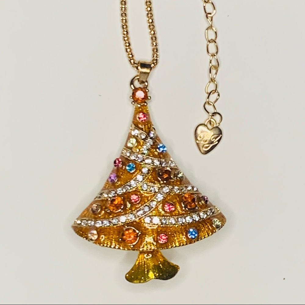 🎄🆕 Betsey Johnson Style - Christmas Tree Necklace